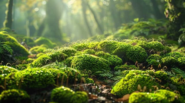 The Hidden Universe: Exploring the Microcosm of a Moss