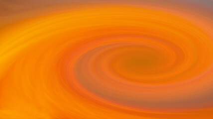 Background with fiery orange swirl. Abstract illustration