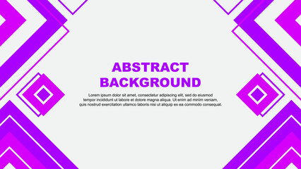 Abstract Background Design Template. Abstract Banner Wallpaper Vector Illustration. Purple Background