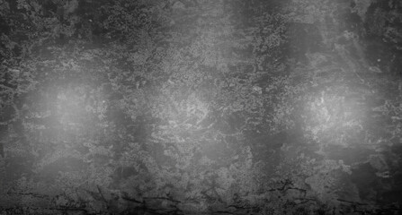 Vintage Black Concrete Wall Texture Background