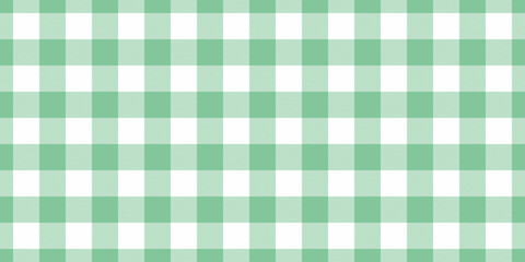 Improvement check plaid background, irish texture vector fabric. Trousers textile seamless pattern tartan in green and white colors.