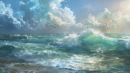 Whispering Waves: A Coastal Rhapsody