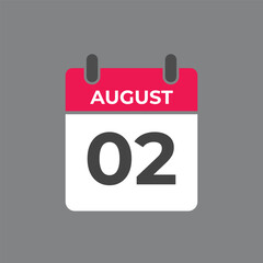 August 3 calendar reminder. 3 August daily calendar icon template. Calendar 3 August icon Design template. Vector illustration
