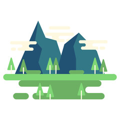 Mountain Cloud Simple