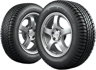 Obraz premium Clipping path. Big Wheel isolated on a transient background view. wheels. Racing. Off-Road Vehicle Wheel isolated