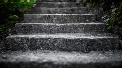 Steps forward, silent progress.