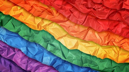Rainbow flag with texture lgbt community sign