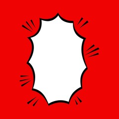 Set of speech bubbles. Halftone shadows, Speech bubbles, comic style, Retro empty comic bubbles and elements set with black halftone shadows