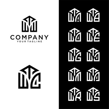 TWW Home logo with 3 combination initials,  home logo, develop, natural, organic, modern, finance logo, suitable for your company.