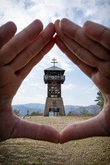 Lookout tower Haj, Nova Bana, Slovakia