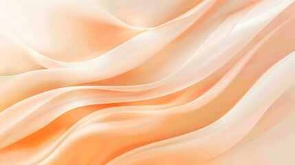 Fototapeta premium A very long orange and white striped fabric.