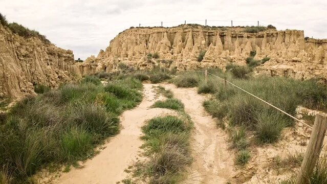 natural sculptures at Aguarales de Valdemilaz, Valpalmas, comarca of Cinco Villas, province of Zaragoza, Aragon, Spain