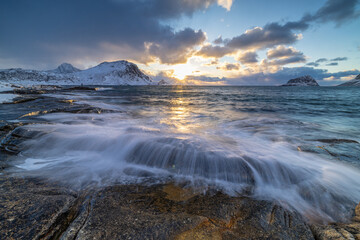 Stormy haukland - Lofoten