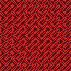 Fototapeta premium Japanese wave pattern background in lightcolor. vector eps design. 