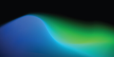 Minimal color blue and green background.