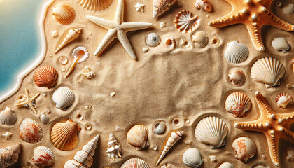 海と貝殻