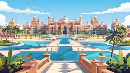Illustration of Emirates Palace Mandarin Oriental, Abu Dhabi