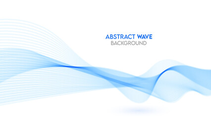 Abstract wave background with blue, purple, pink and cyan color waves vector design. neon wave background design
