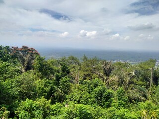 Obraz premium view from the top of the mountain