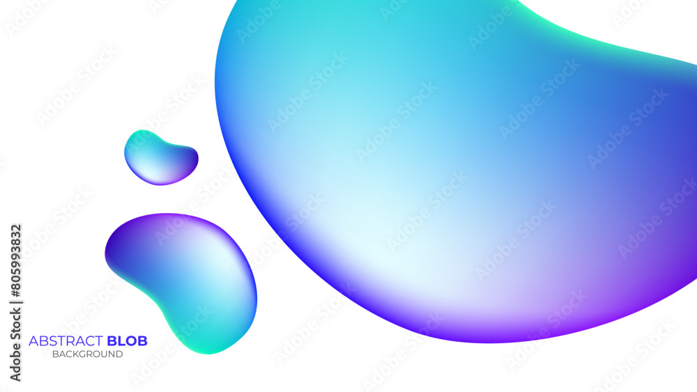 Aufkleber gradient mesh shapes vector background design