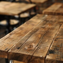 bar wooden table counter