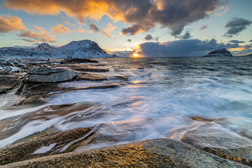 Stormy haukland - Lofoten