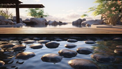 Serenity in Simplicity: Modern Japanese Garden with Clean Lines and Contemporary Decor
