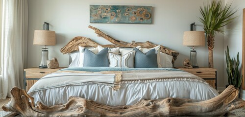 bed in room