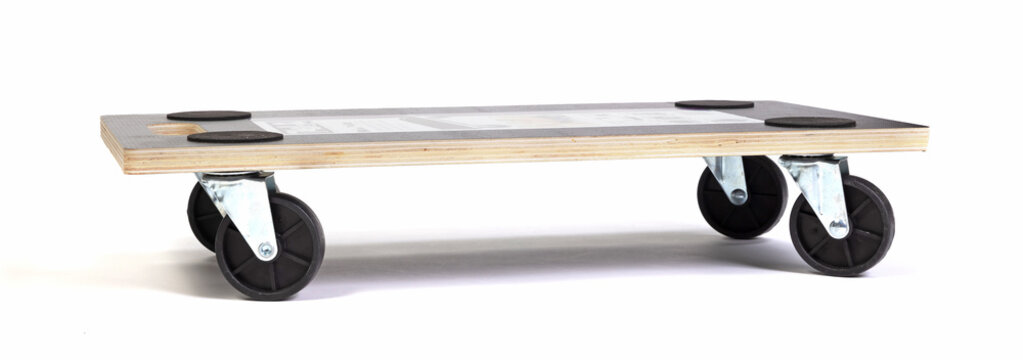 Furniture dolly isolated on white