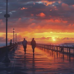 couple on the pier