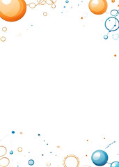 Science background theme design.