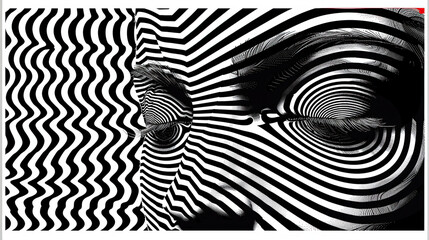 Creative portrait of a woman