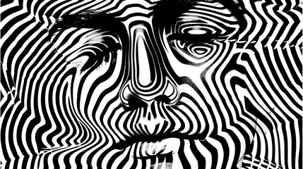 Creative portrait of a person