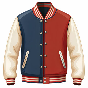 recommend clip art: varsity jacket vector image and illustration