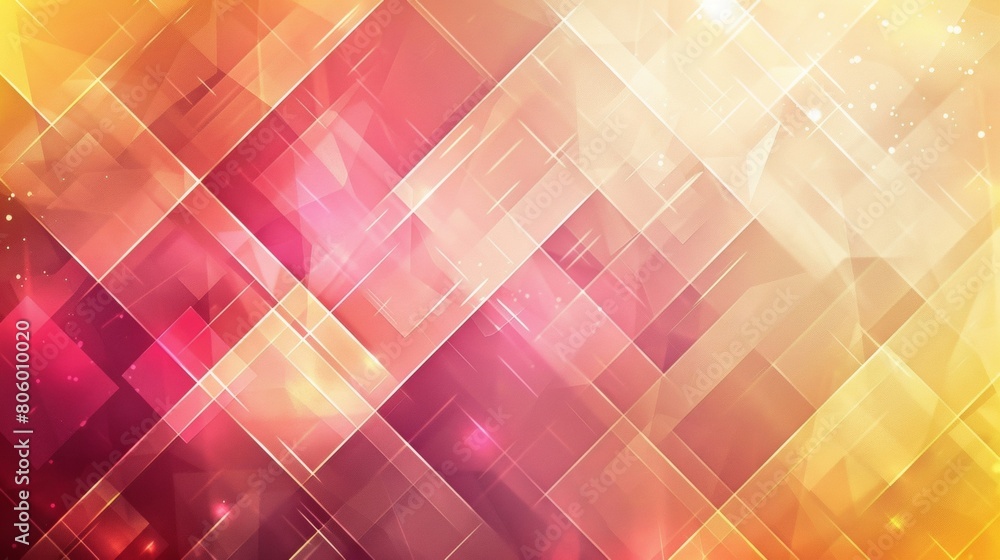 Poster abstract background with diamond patterns and light effects, creating an elegant and vibrant atmosph