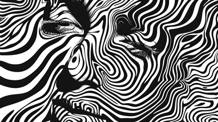 Creative portrait of a person