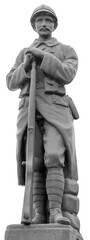 statue dun poilu de la premiere guerre mondiale 