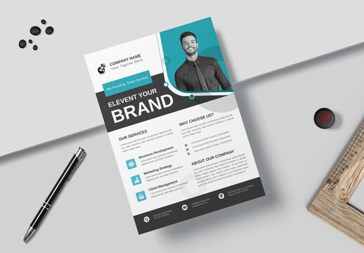 Digital Marketing Flyer Template Layout