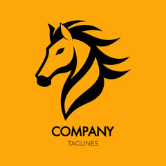 A Horse Head Logo Concept