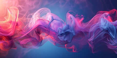 Colorful Smokes Floating in the Air
