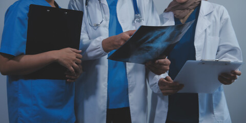 Quality healthcare is all about putting the patient at the centre. Shot of a group of medical...