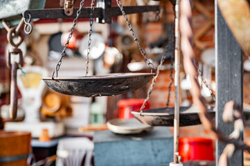 Antique store, flea market, junk and vintage items.