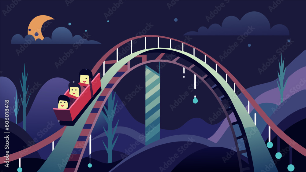 Aufkleber the of the coaster is a sudden drop into complete darkness leaving riders in a state of uncertainty 