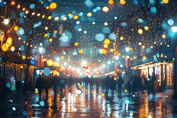 Christmas and New Year holidays background