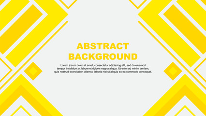 Abstract Background Design Template. Abstract Banner Wallpaper Vector Illustration. Yellow Flag