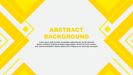 Abstract Background Design Template. Abstract Banner Wallpaper Vector Illustration. Yellow Illustration