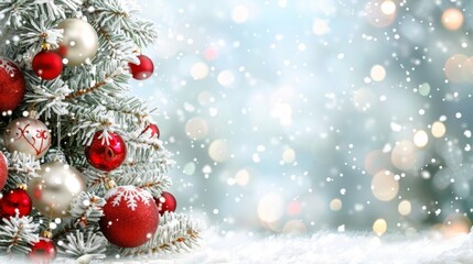 Obraz premium Christmas and New Year holidays background