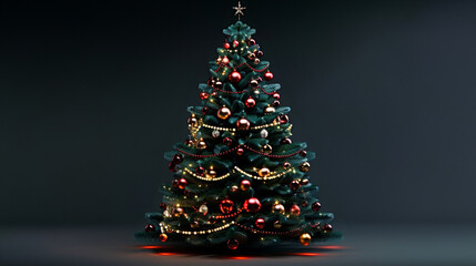 Christmas and New Year holidays background