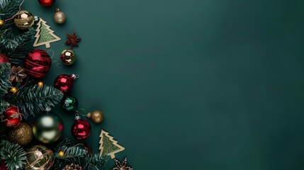 Christmas and New Year holidays background