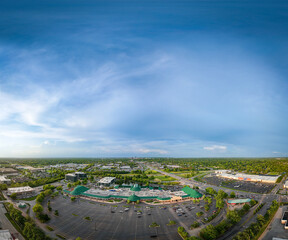 Aerial view of Lexington Green shopping complex in Lexington, Kentucky